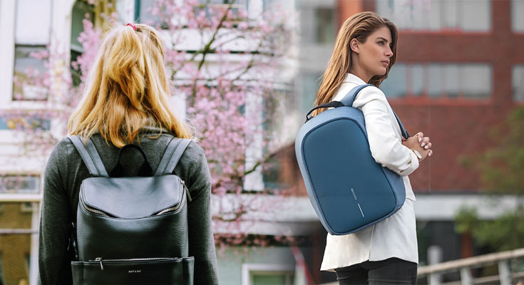 Anti Theft Backpack for Ladies