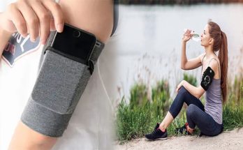 Amplify Your Jogging Experience with a Sports Arm Bag with Headphone Access